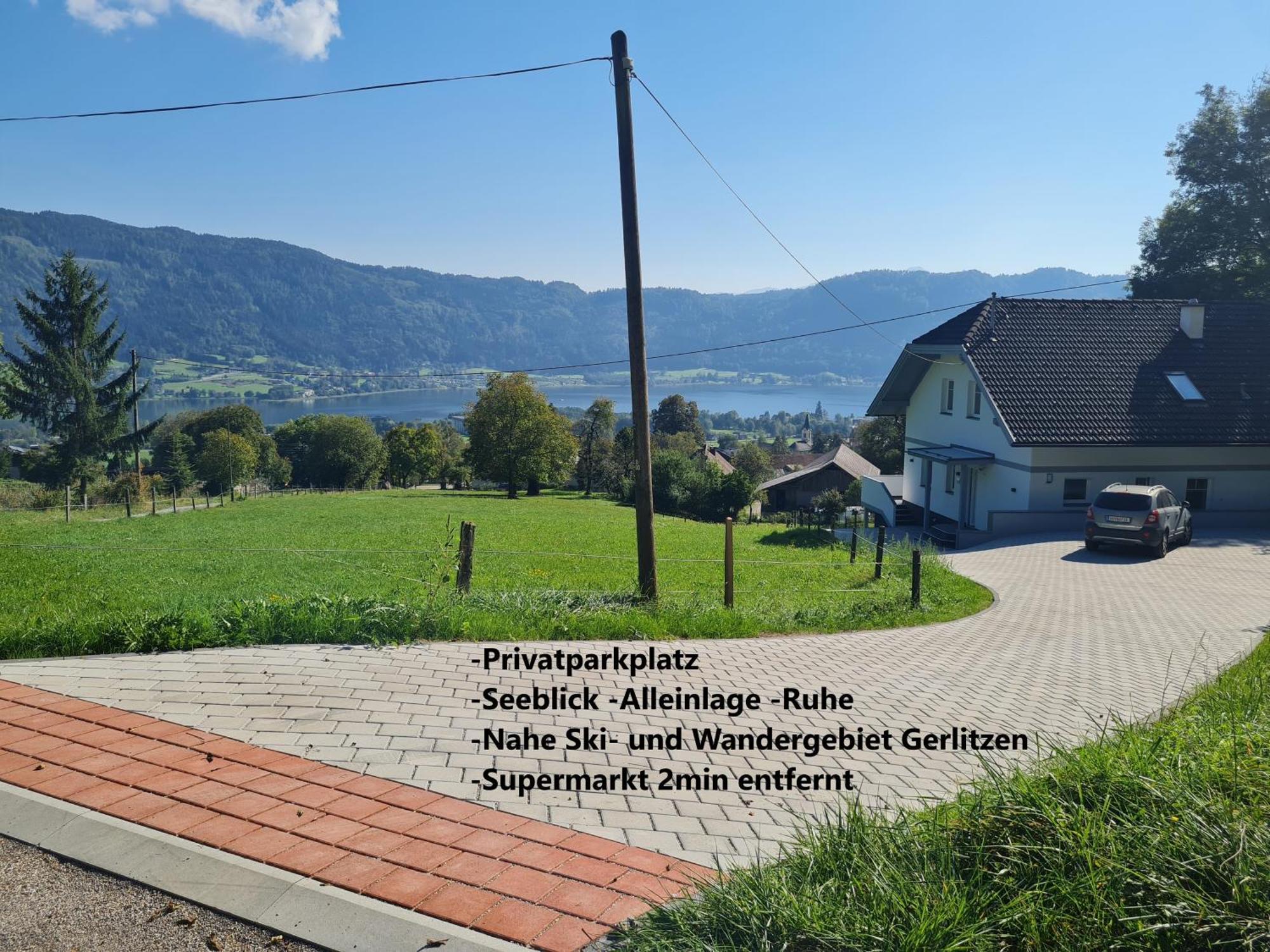 Aparts Lakeview -Gerlitzen -Ossiacher See -Ski Tratten  Eksteriør bilde